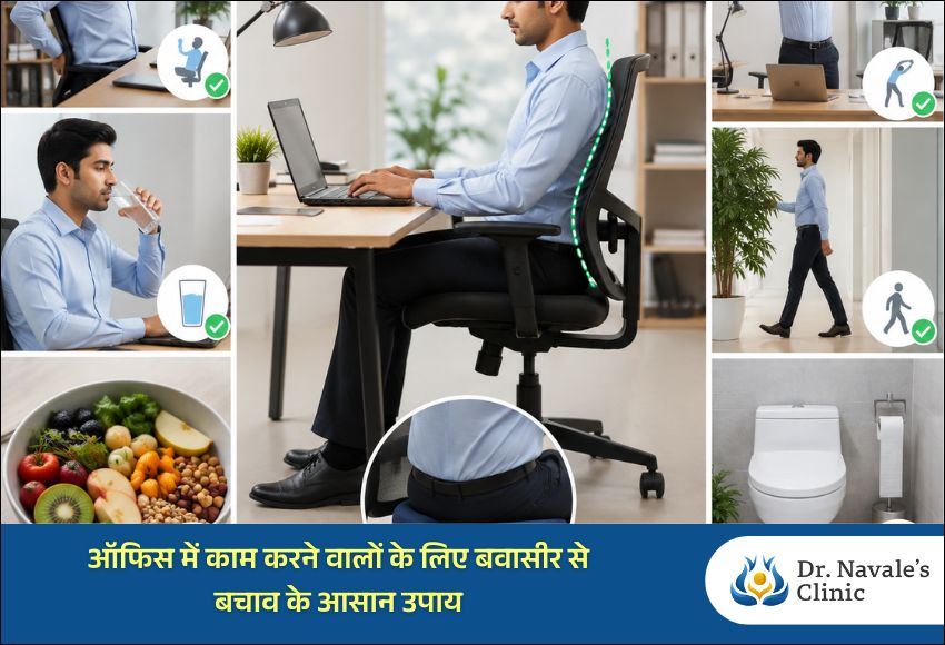 ऑफिस में काम करने वालों के लिए बवासीर से बचाव के आसान उपाय